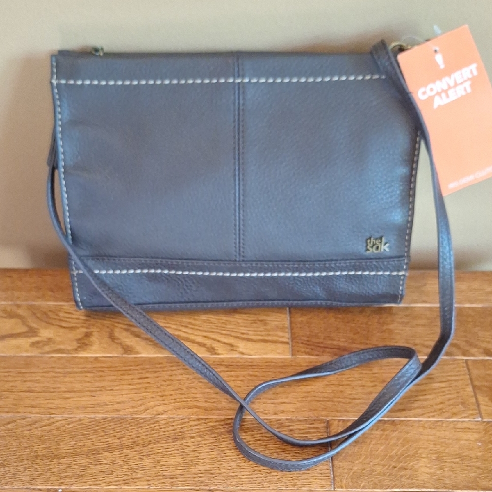 The Sak Cocoa Leather Bag